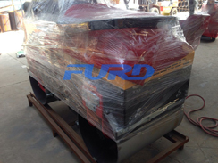 福瑞得機械1噸座駕壓路機，小型單鋼輪壓路機包裝完畢及時發(fā)貨