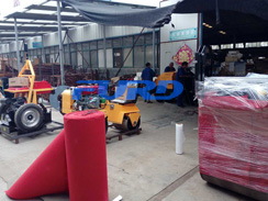 福瑞得機械全自動井蓋切割機，座駕壓路機及時發(fā)貨